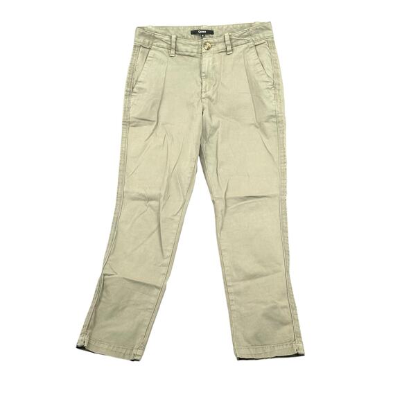 Quince Pants - Quince Pants Womens 27 Green Stretch Cotton Twill Girlfriend Chino Slim Ankle